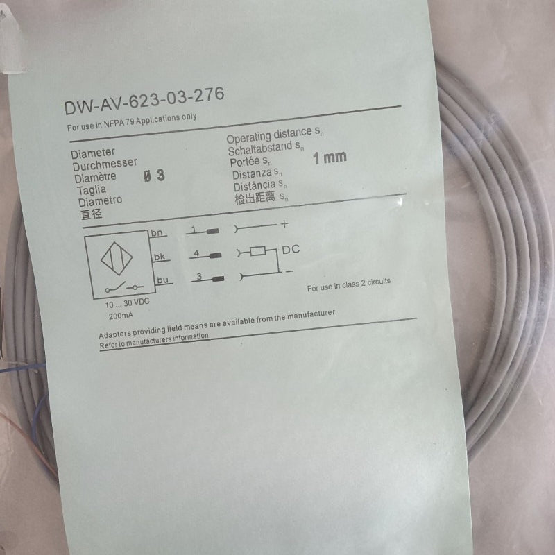 DW-AV-623-03-276 sensors proximity switches for Contrinex