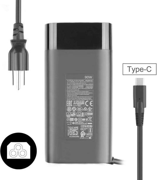 90W 20V 4.5A ADP-90FE B Type C AC Power Adapter for HP Spectre x360 15