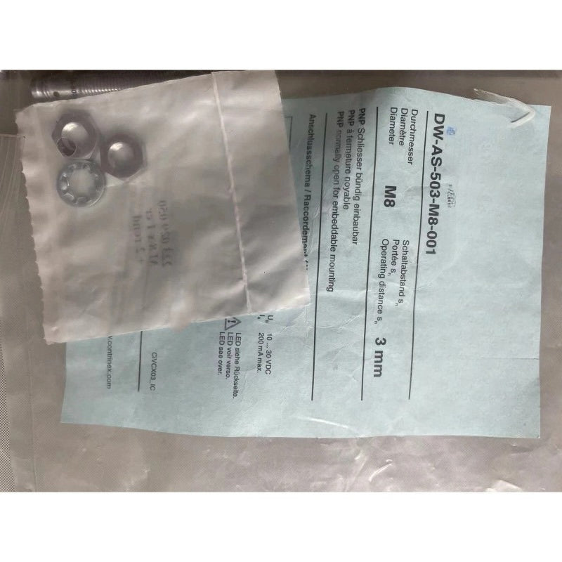 DW-AS-503-M8-001 sensors proximity switches for Contrinex