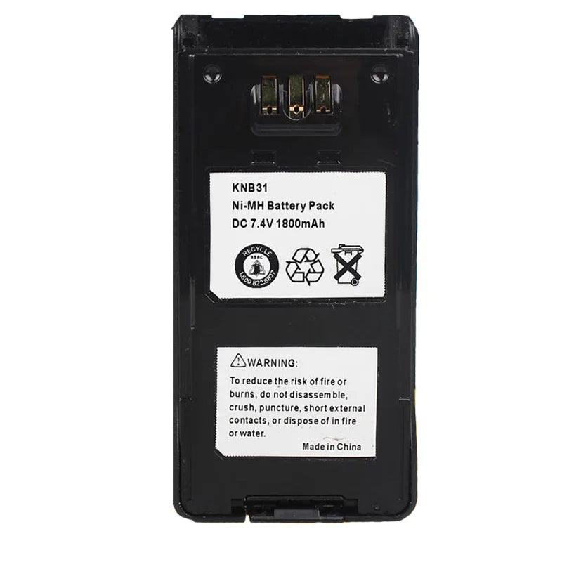 Battery for Kenwood TK2180 TK3180 TK3185 1800mAh KNB-31 KNB-32 7.4V