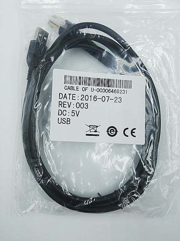 Cable for Newland HR100 HR1030 FR40 HR15Z barcode scanner USB port data cable