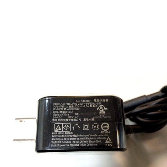For for Asus Chromebit CS10 18W 12V 1.5A 4.0*1.35mm AD2036321 Power Adapter