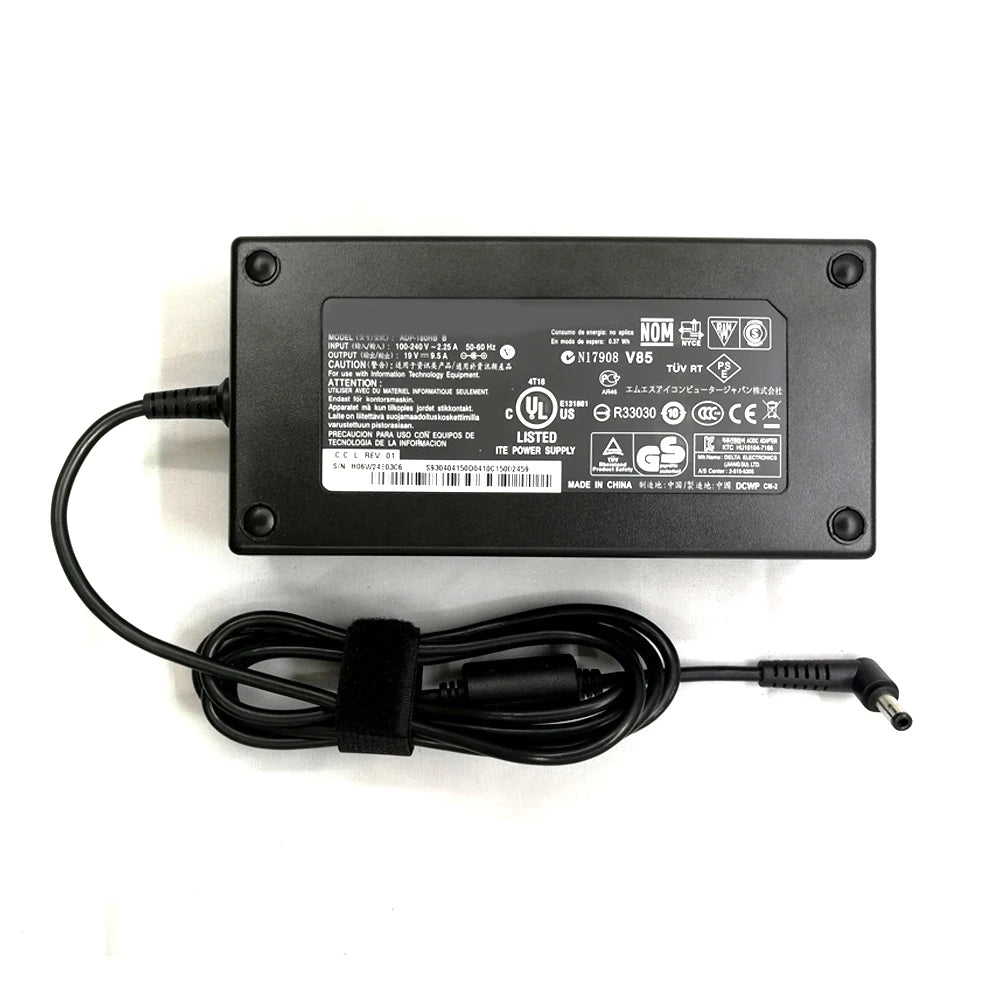 MSI Delta 19V 9.5A AC Adapter for MSI AE2420 3D-046US ADP-180HB B