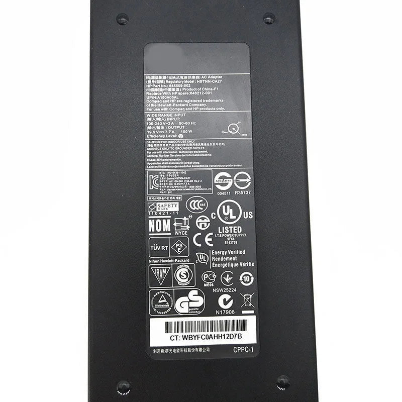 New 150W 19.5V 7.7A fit for HP OMEN 15-CE002LA 15-ce011np 8560W HSTNN-DA25