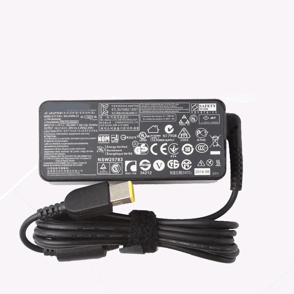New 20V 2.25A 45W AC Adapter Power Supply fit for Lenovo ADLX45DLC2A