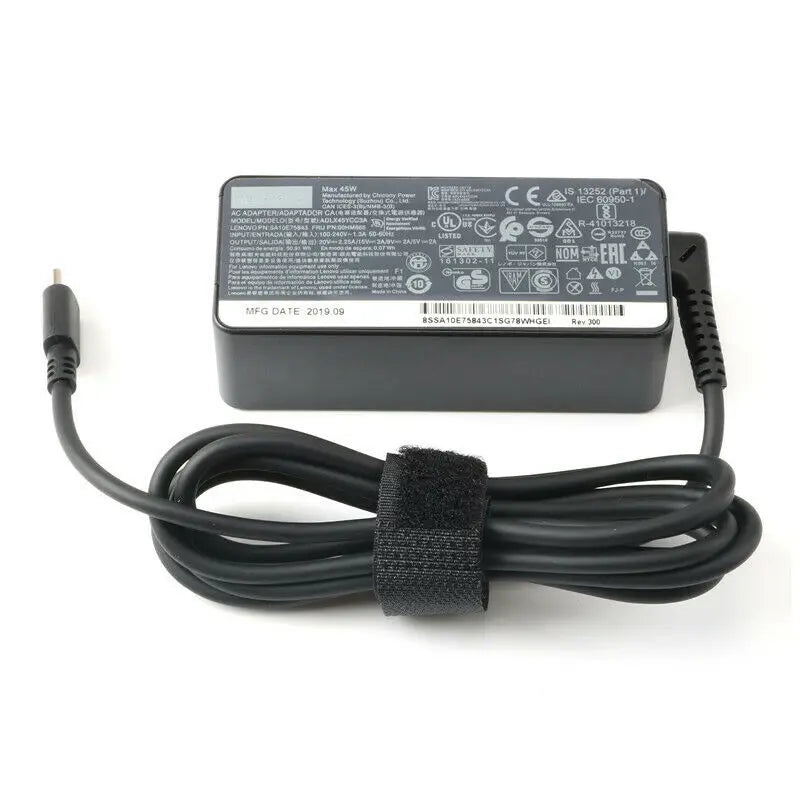 New for Lenovo 45W 20V Charger AC Adapter ADLX45YCC3A ADLX45ULCC2A Type-C USB-C