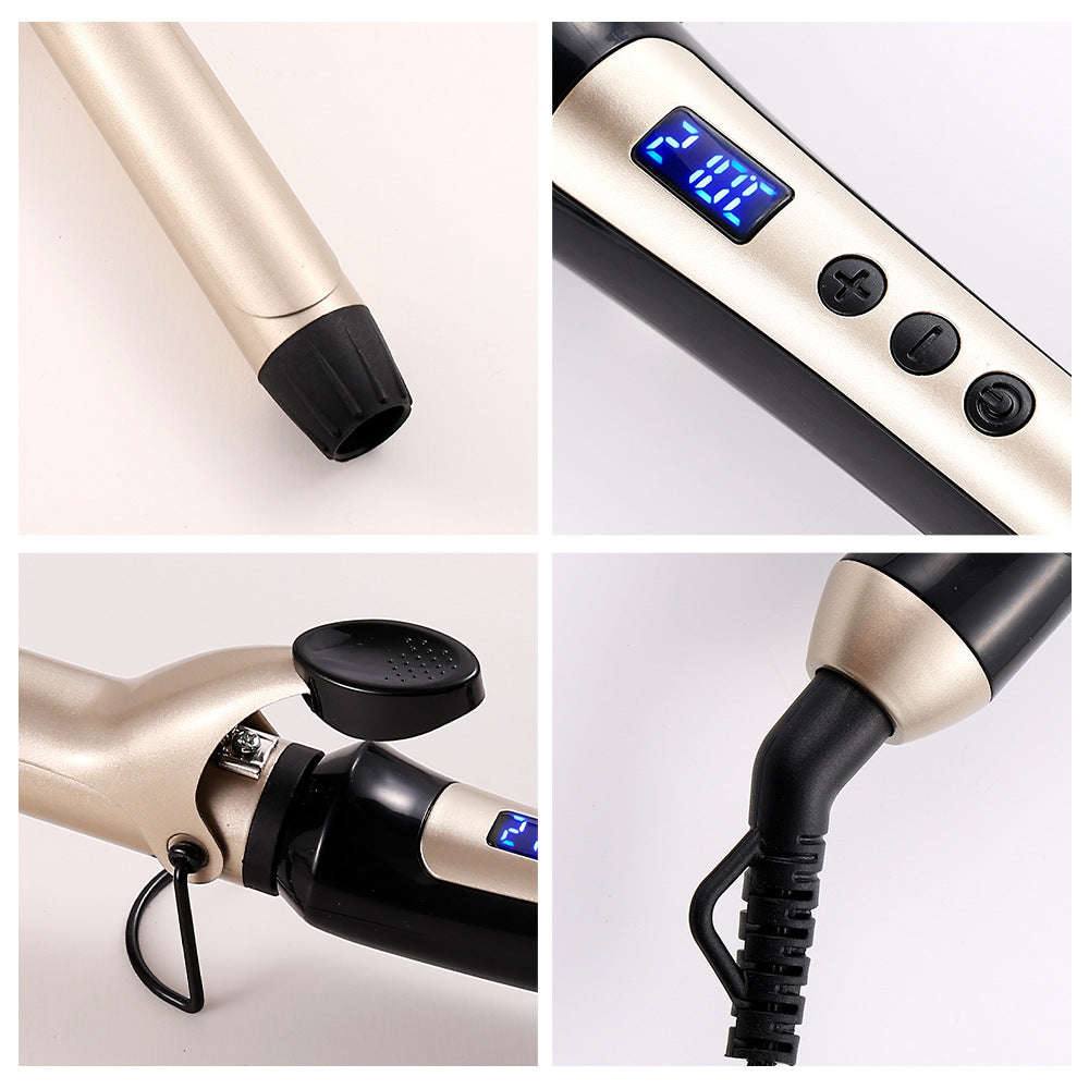 Hair appliances, electric curling iron 28mm temperature control digital display curling iron, electric curling iron, personal protection appliances
