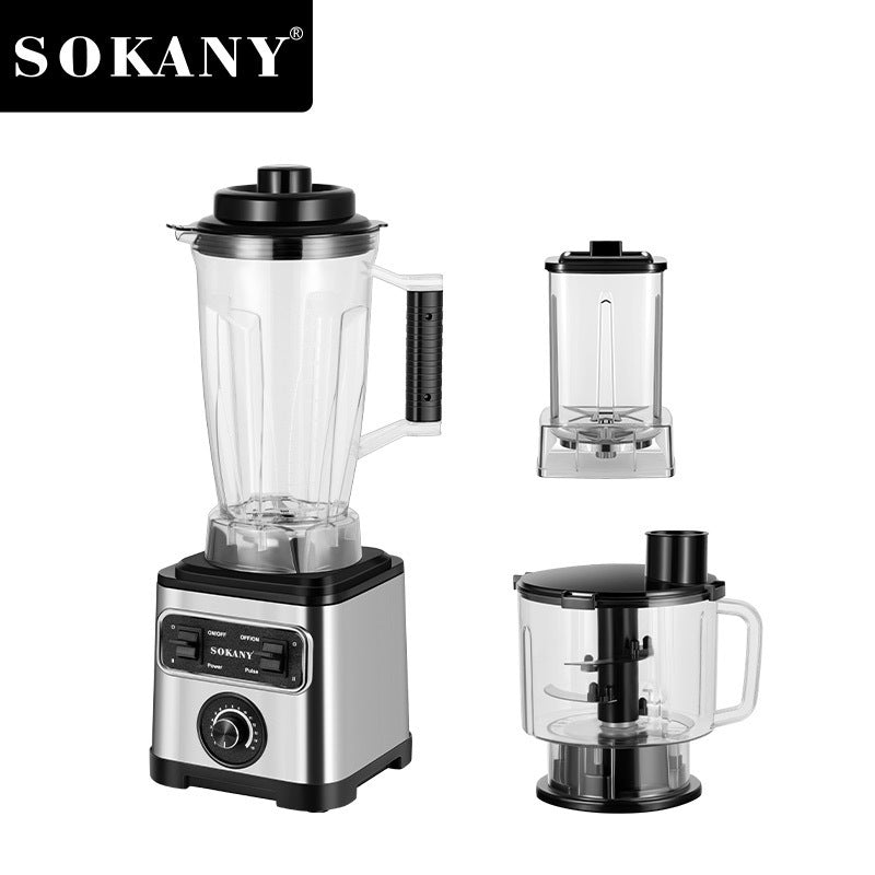 European high-speed wall breaker Household three-in-one meat grinder, bean crushed ice cooking machine, juicer, blender