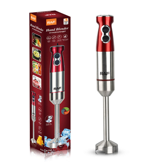 European standard electric hand-held mixer complementary food cooking stick 350W stainless steel 4-blade multi-functional mixing