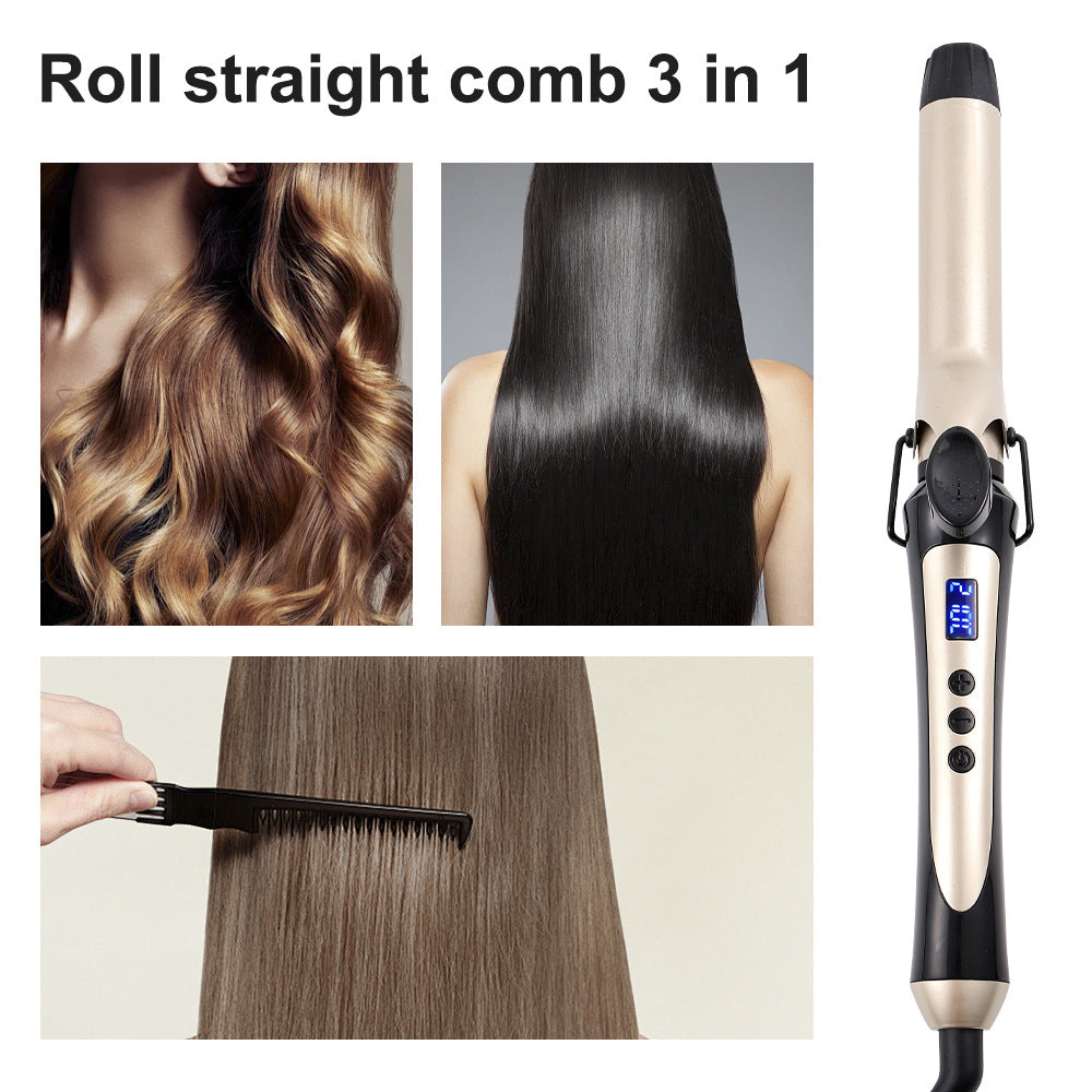 Hair appliances, electric curling iron 28mm temperature control digital display curling iron, electric curling iron, personal protection appliances