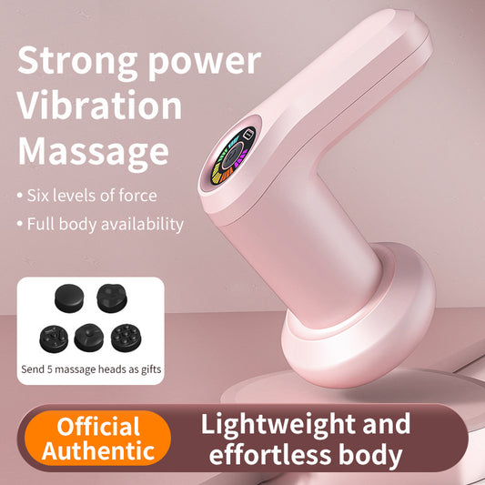 Fat Press Body Massager Household Handheld Wireless Massage Beat Neck Waist Shoulder Kneading Fascia Gun