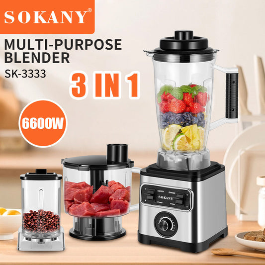 European high-speed wall breaker Household three-in-one meat grinder, bean crushed ice cooking machine, juicer, blender