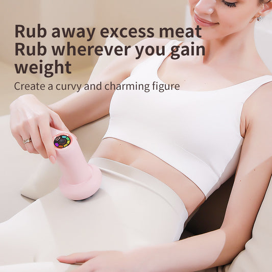 Fat Press Body Massager Household Handheld Wireless Massage Beat Neck Waist Shoulder Kneading Fascia Gun