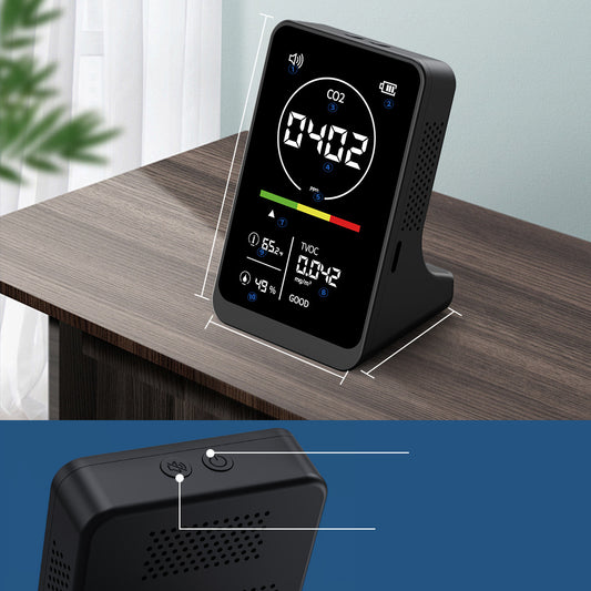 Infrared carbon dioxide detector Air quality detector Temperature and humidity monitoring CO2 NDIR TVOC