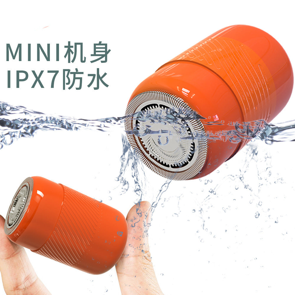 Mini electric razor cross-border, portable travel car mini razor whole body waterproof, rechargeable model