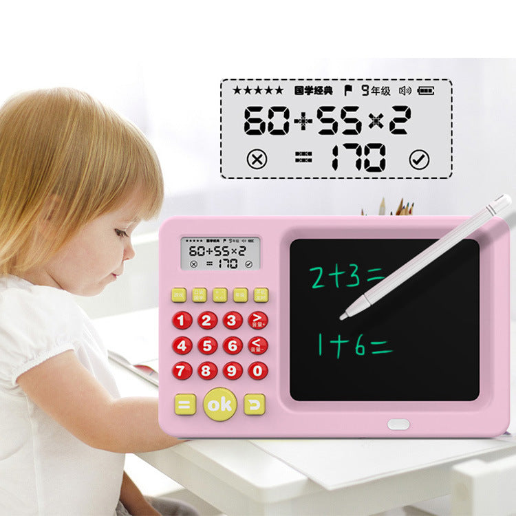kids Education machine Oral Math Counter LCD Writing Tablet