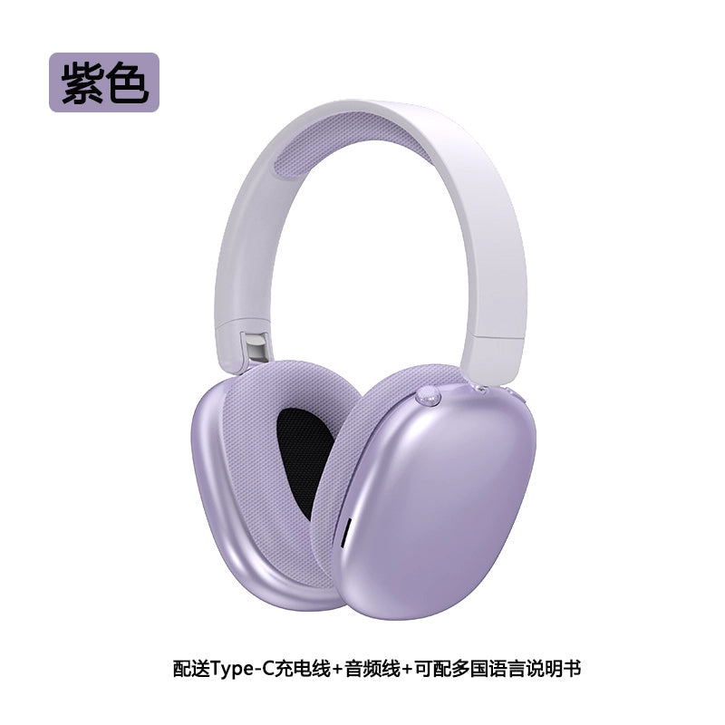 Headset Bluetooth headset active noise reduction without sound leakage retro HiFi high sound quality e-sports game