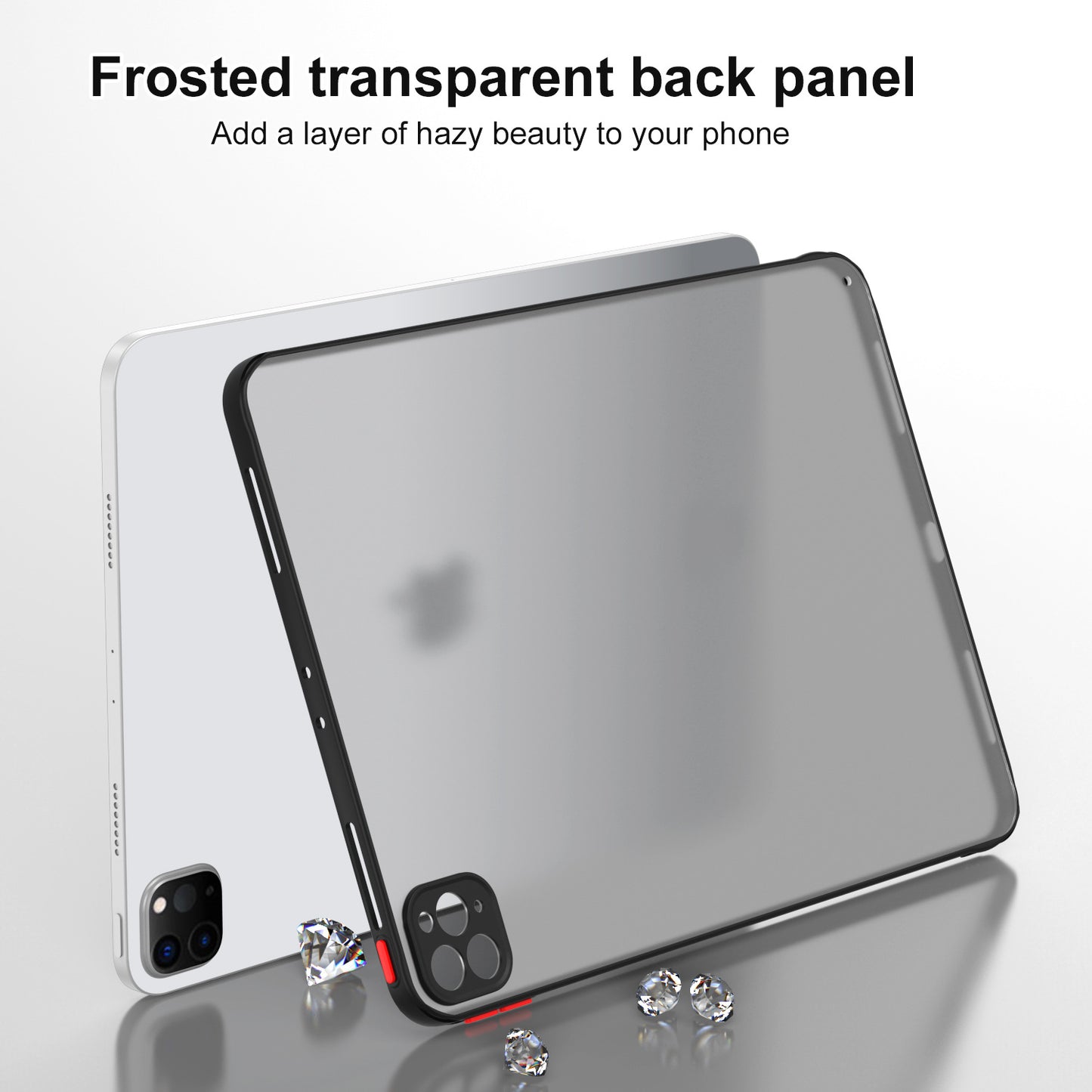 For IPAD11PRO 10.2/9 inch AIR5 4 3 2 mini4 5 6 flat protective shell skin feel