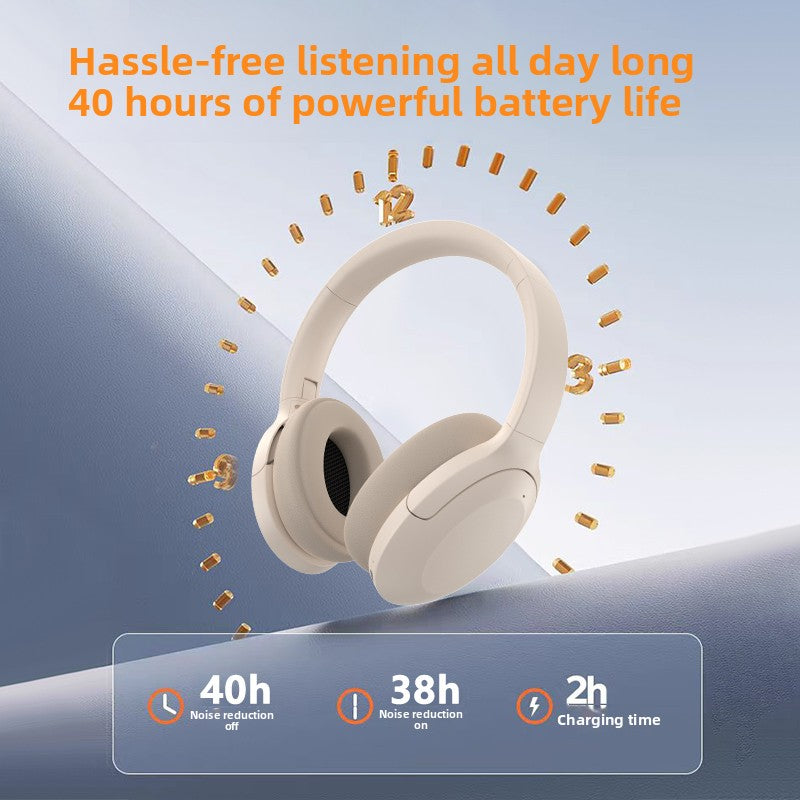 P3965 Active Noise Cancelling Bluetooth Headset Wireless Headset ANC Foldable