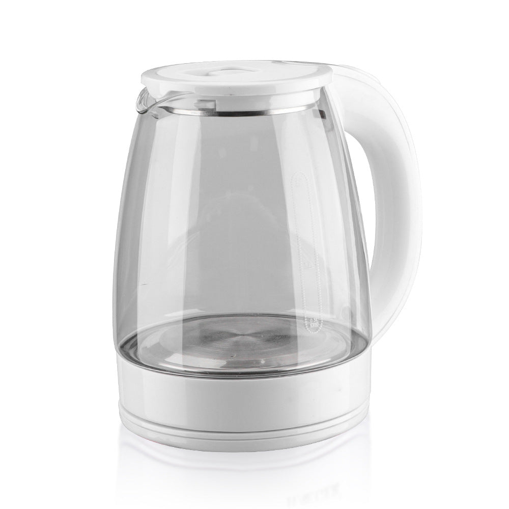 European 220V high boron glass blue light electric kettle household tea maker flower teapot frying medicine pot small office