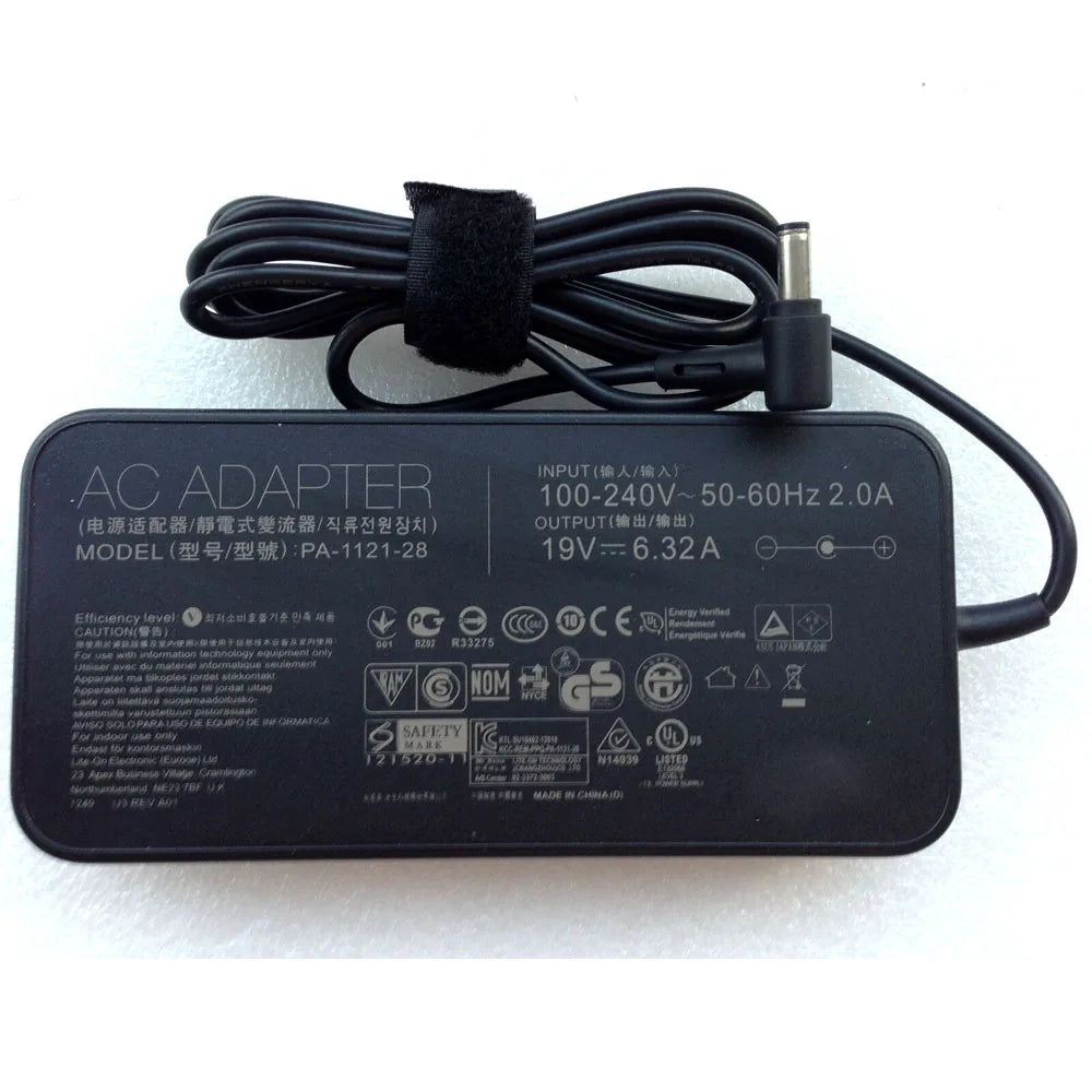 PA-1121-28 120W 19V 6.32A Slim AC Adapter fit for ASUS N56J N56VZ N56VM N55.