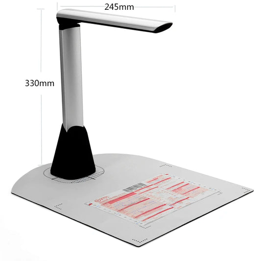 Portable A4 Document Scanner Book Scanner Réglable Haute Vitesse USB Livre Image Caméra 10 Méga-pixel HD Haute Définition A4 A5 A6