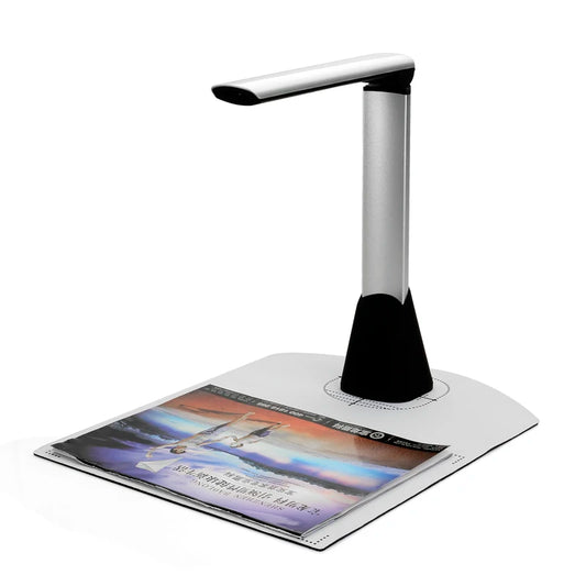 Escáner de documentos A4 portátil Escáner de libros Cámara de imagen de libro USB de alta velocidad ajustable 10 megapíxeles HD de alta definición A4 A5 A6