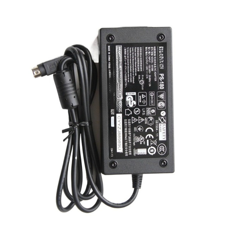 Power Adapter for EPSON TM-U220D M188B TM-U288 PS-180 M159A 24V/2.1A