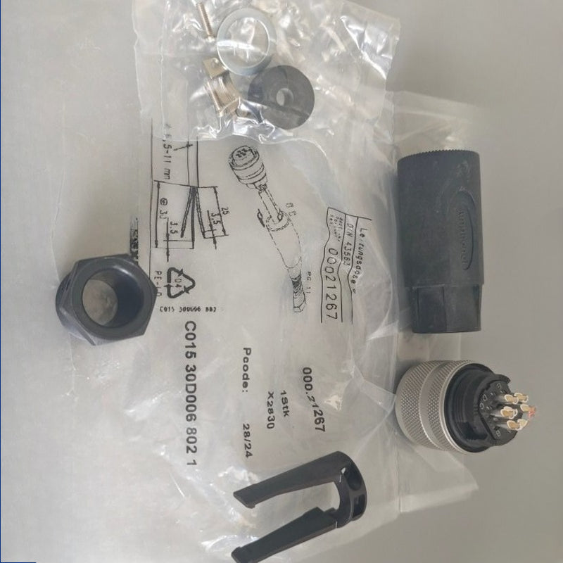 1PCS  CONNECTOR PLUG-IN CONNECTOR 7P Z31 BF6-3PG11KSPEZ FOR REXROTH R900021267