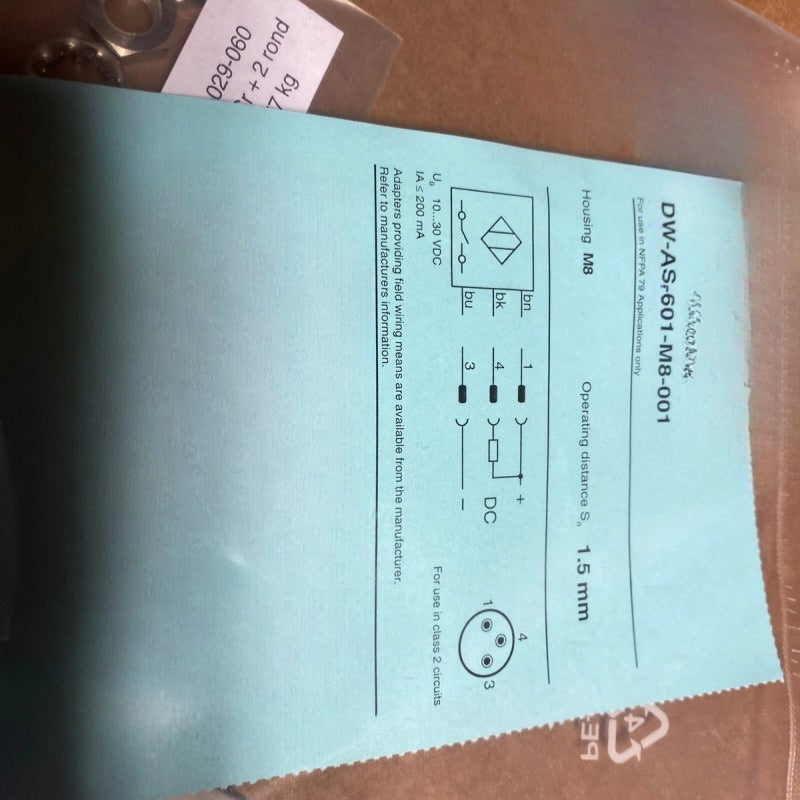 DW-AS-601-M8-001 sensors proximity switches for Contrinex