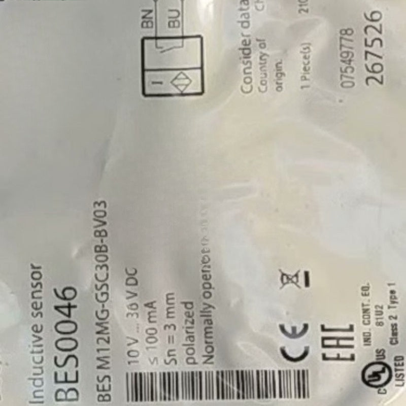 1pcs BES0046 BES M12MG-GSC30B-BV03  sensors for BALLUFF