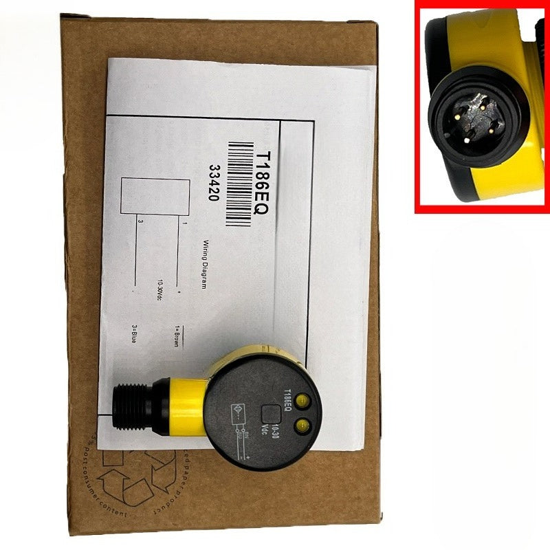 Photoelectric Switch Sensor For BANNER T186EQ 10-30VDC 20000mm 4-Pins