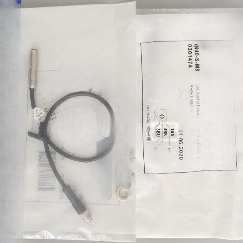 Proximity Sensor Switch 10-30V 3-Pin For Schunk IN40-S-M8 IN40/S-M8 0301474