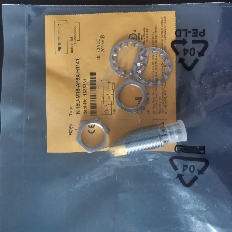 Proximity switch NI15U-M18-AP6X-H1141 inductive sensor for TURCK