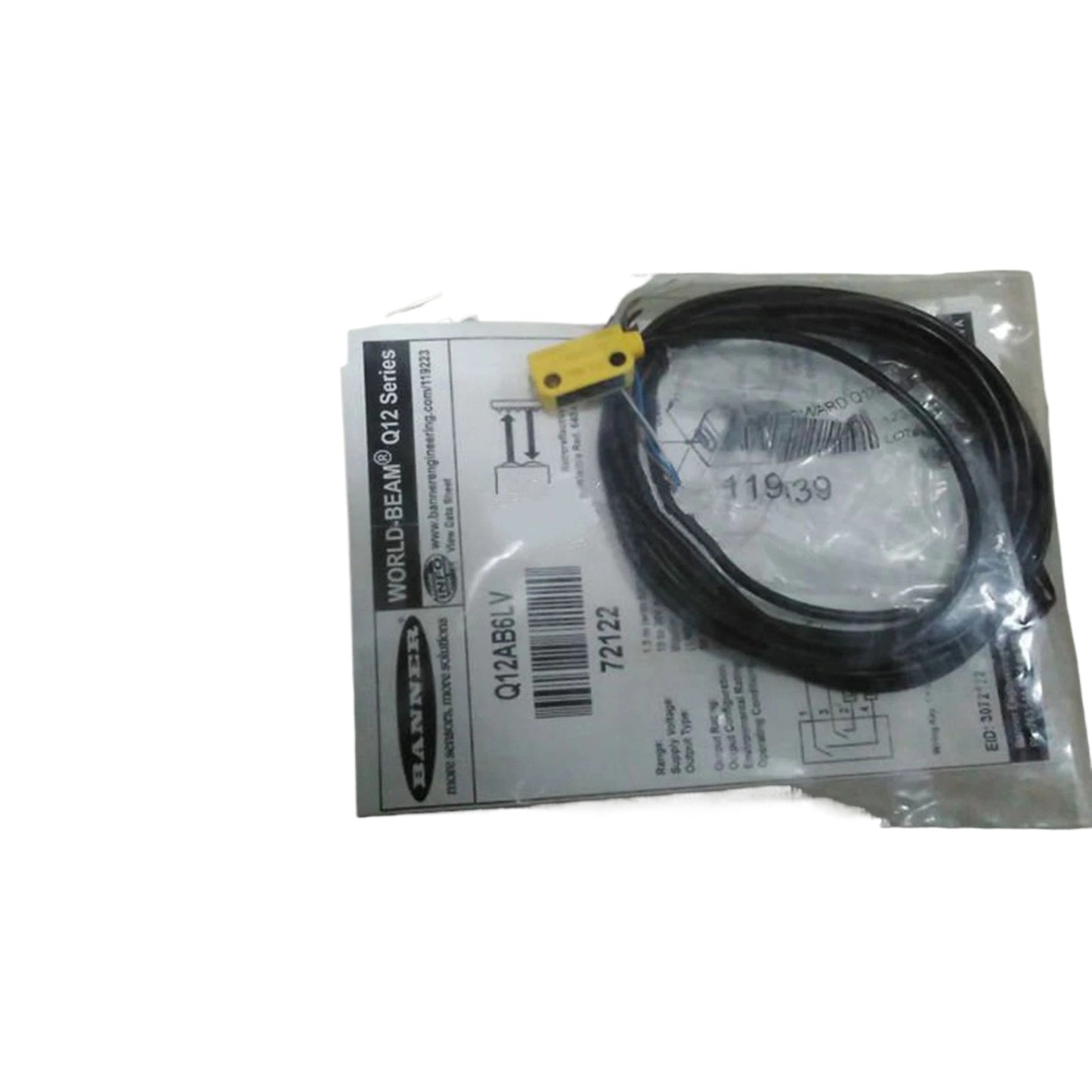 Q12AB6LV Photoelectric sensor switches For Banner