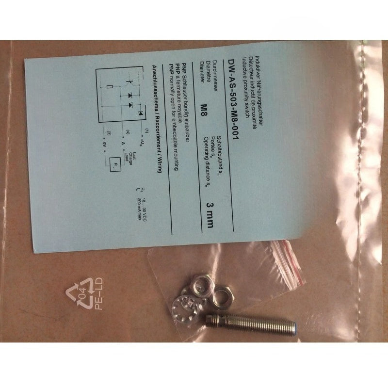 DW-AS-503-M8-001 sensors proximity switches for Contrinex