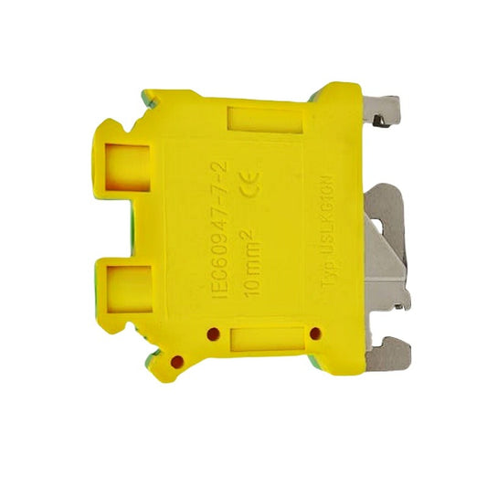 10PCS 3003923 USLKG 10 N  Ground Terminal 2Ports Yellow and Green for Phoenix