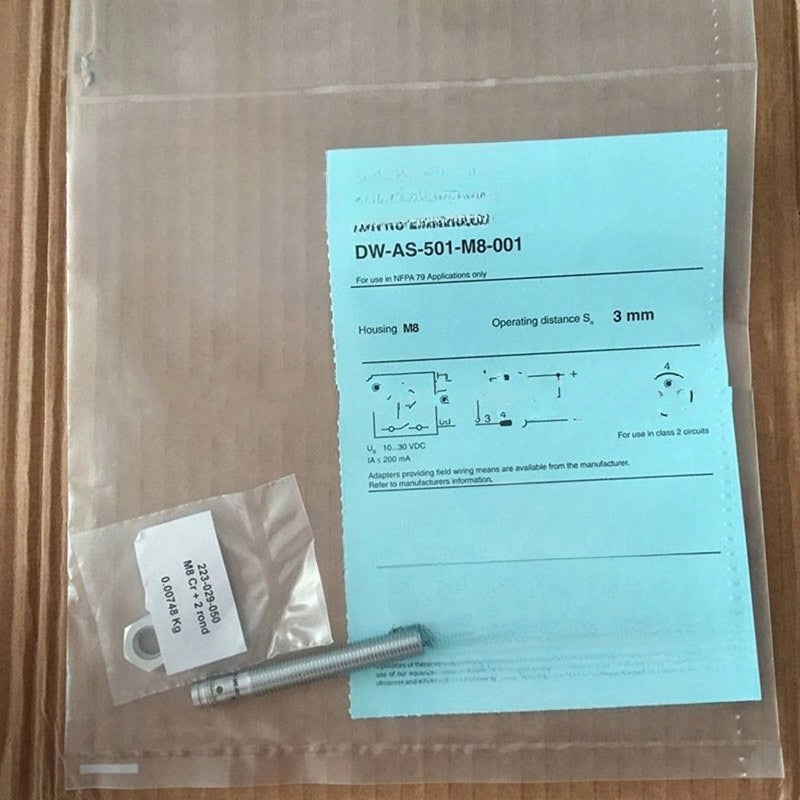 DW-AS-501-M8-001 sensors proximity switches for Contrinex