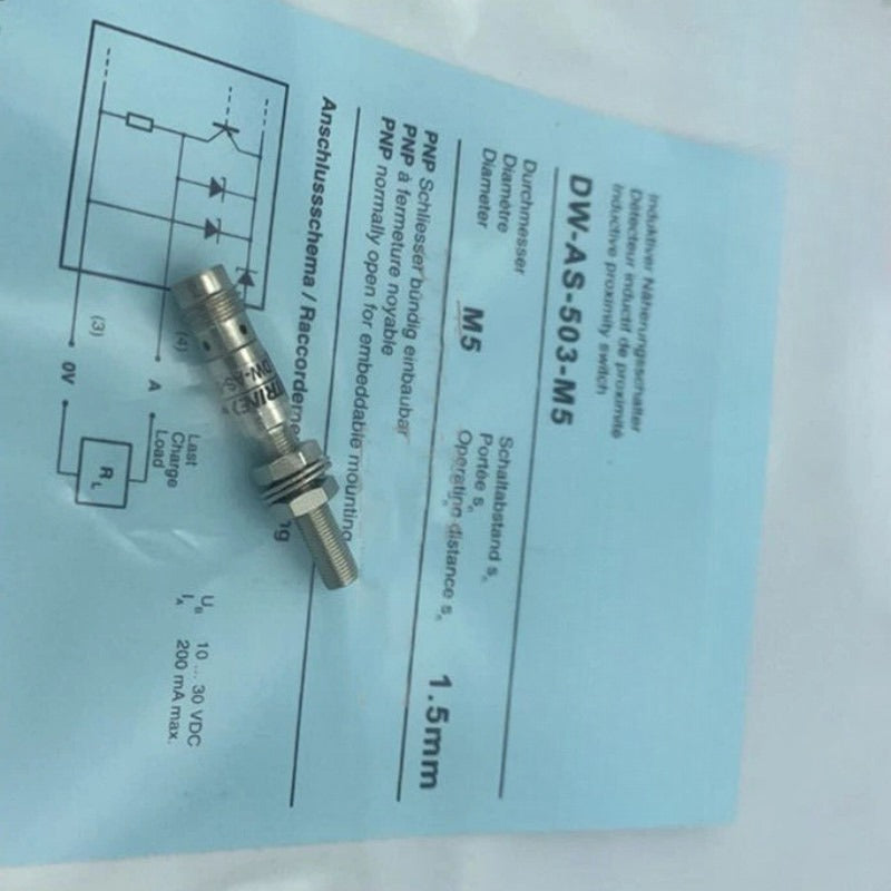 DW-AS-503-M5 sensors proximity switches for Contrinex