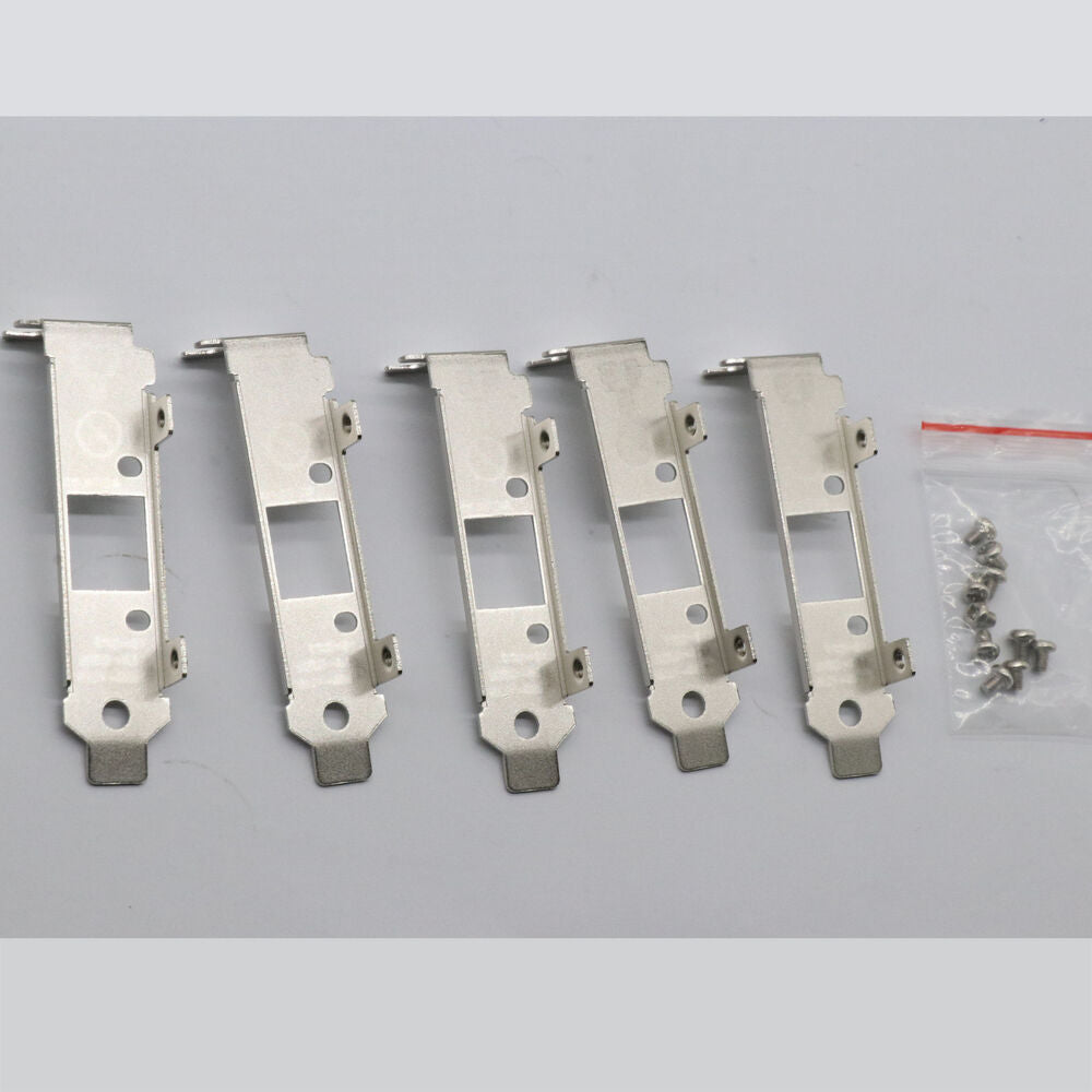 Lot of 5 Low-Profile Bracket for Intel EXPI9301CT 8391GT HP NC112T Network Card