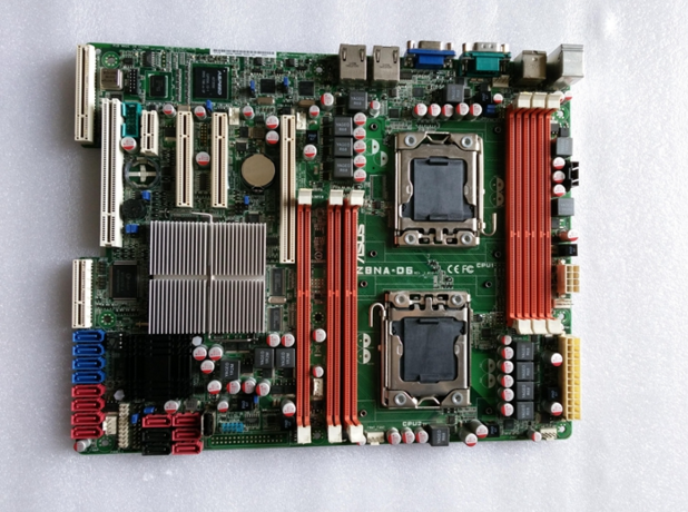 Original ASUS Z8NA-D6 Motherboard LGA 1366 Intel 5500 VGA USB RJ-45 Server