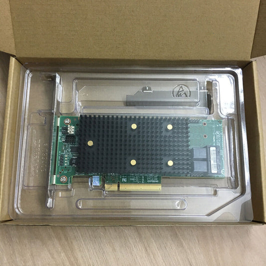 Avago/LSI 9400-8i SATA/SAS HBA 12 Gbps PCIe Support NVME HDD IT Mode JBOD - US