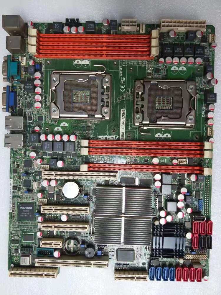 Original ASUS Z8NA-D6 Motherboard LGA 1366 Intel 5500 VGA USB RJ-45 Server