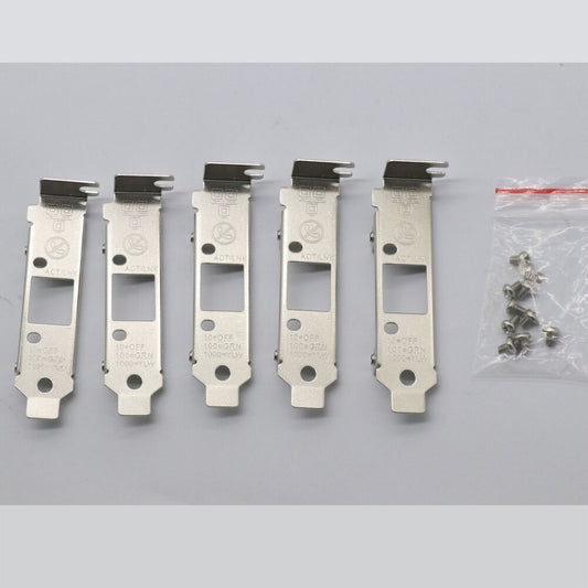Lot of 5 Low-Profile Bracket for Intel EXPI9301CT 8391GT HP NC112T Network Card