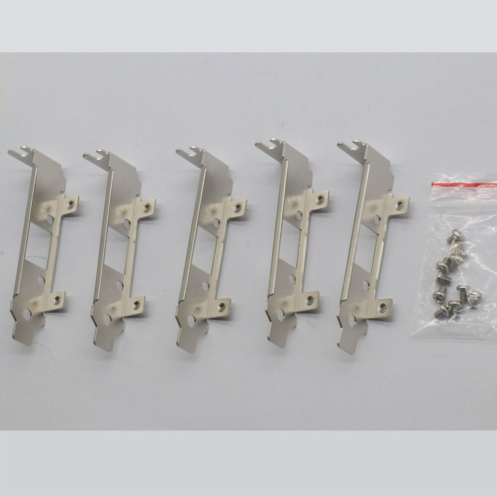 Lot of 5 Low-Profile Bracket for Intel EXPI9301CT 8391GT HP NC112T Network Card