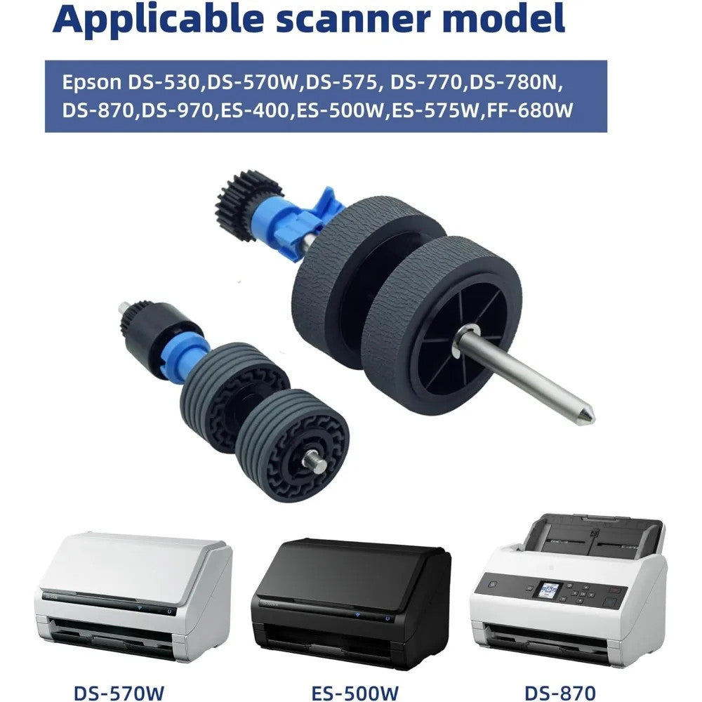 Exchange Roller Kit for Epson DS-530 DS-570W DS-575 DS-770 DS-780N ES-400