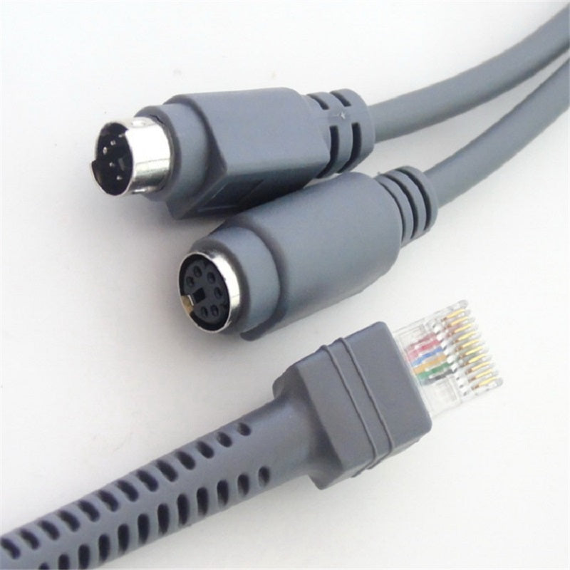 Barcode Scanner KeyBoard KB Data Cable For Symbol LS2208 LS4208 DS9203i  LI3608