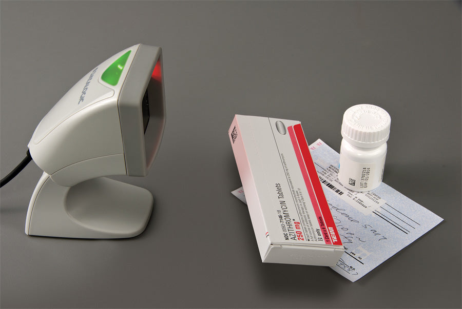 Datalogic Magellan 800i Omnidirectional Presentation Barcode Scanner (1D and 2D) with USB Cable