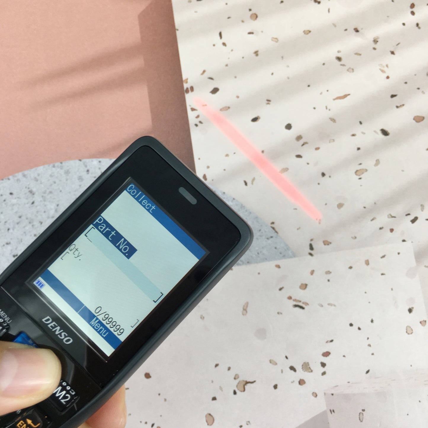 Denso BHT-1505B hand-held terminal fixed type RFID wearable OCR software data terminal mobile barcode scanner