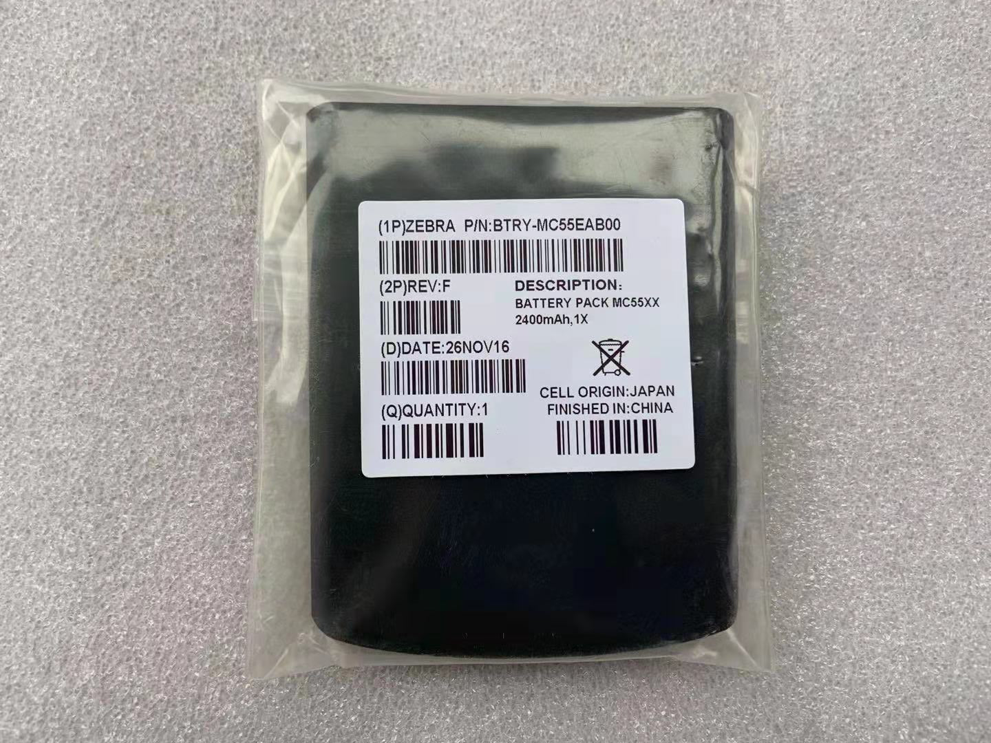 Free shipping  original new motorolaMC55 Battery 82-107172-01 for Symbol Zebra MC55 MC55A0 MC55E0 MC65 MC67 2400mah